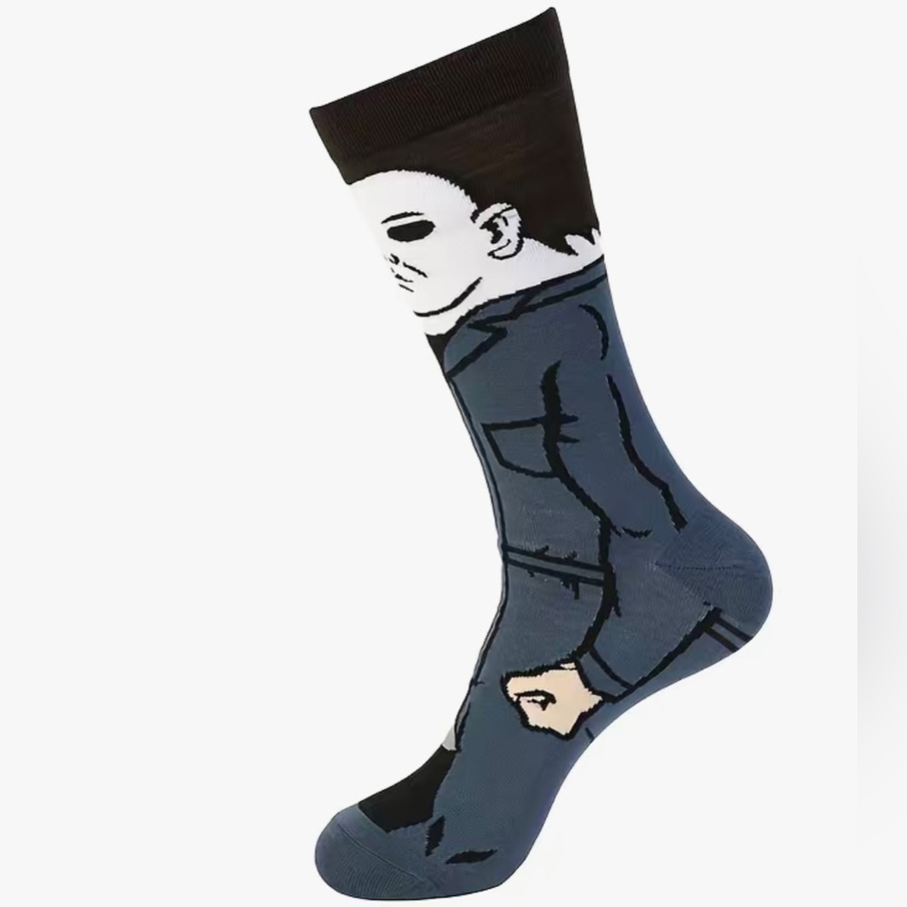 Michael Myers Socks Halloween Series Horror Movies Unisex Size (7-10)